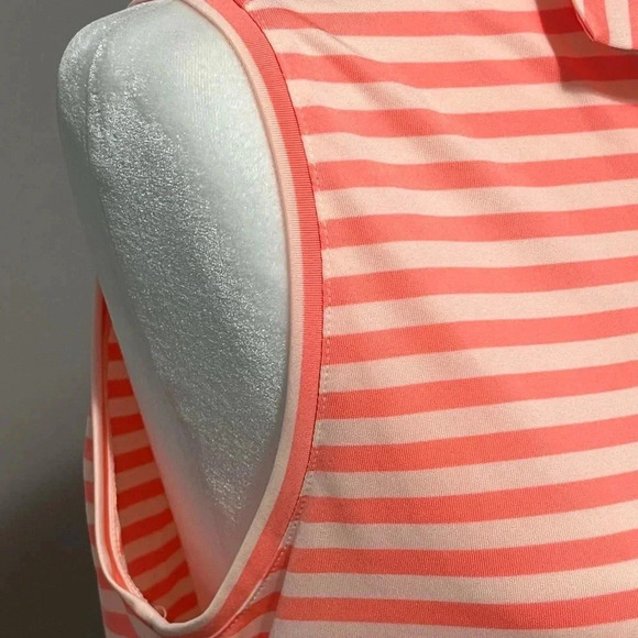 Nike Golf Dri Fit Striped Sleeveless Polo - Picture 4 of 11